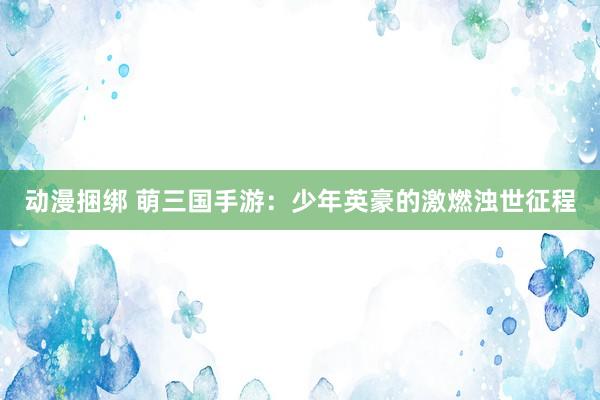 动漫捆绑 萌三国手游：少年英豪的激燃浊世征程