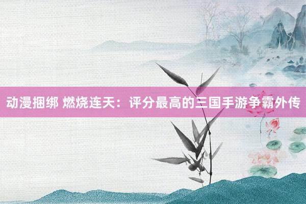 动漫捆绑 燃烧连天：评分最高的三国手游争霸外传