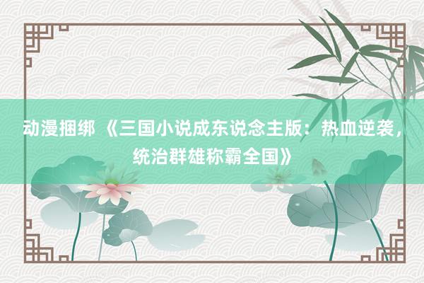 动漫捆绑 《三国小说成东说念主版：热血逆袭，统治群雄称霸全国》
